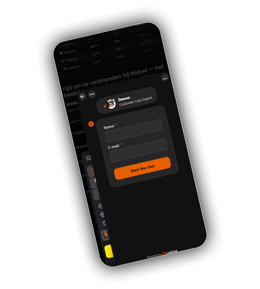 NixBet Casino Neem contact met ons op NL