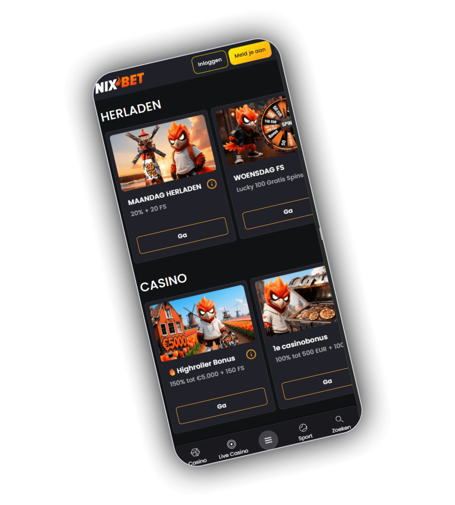 Promotie van het NixBet Casino NL