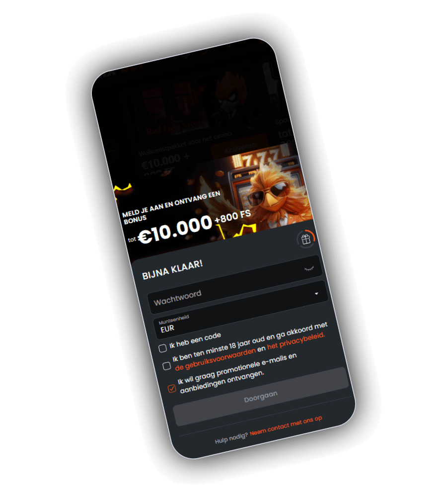 Registratie bij het casino NixBet Casino NL